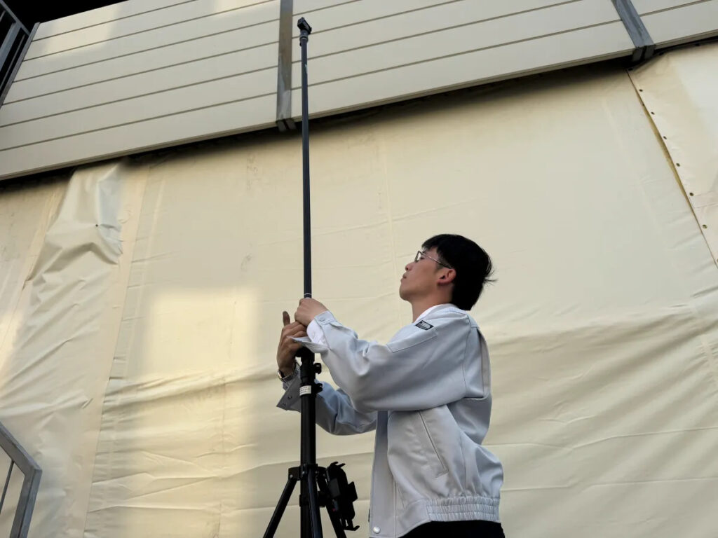 高所カメラでお家の調査