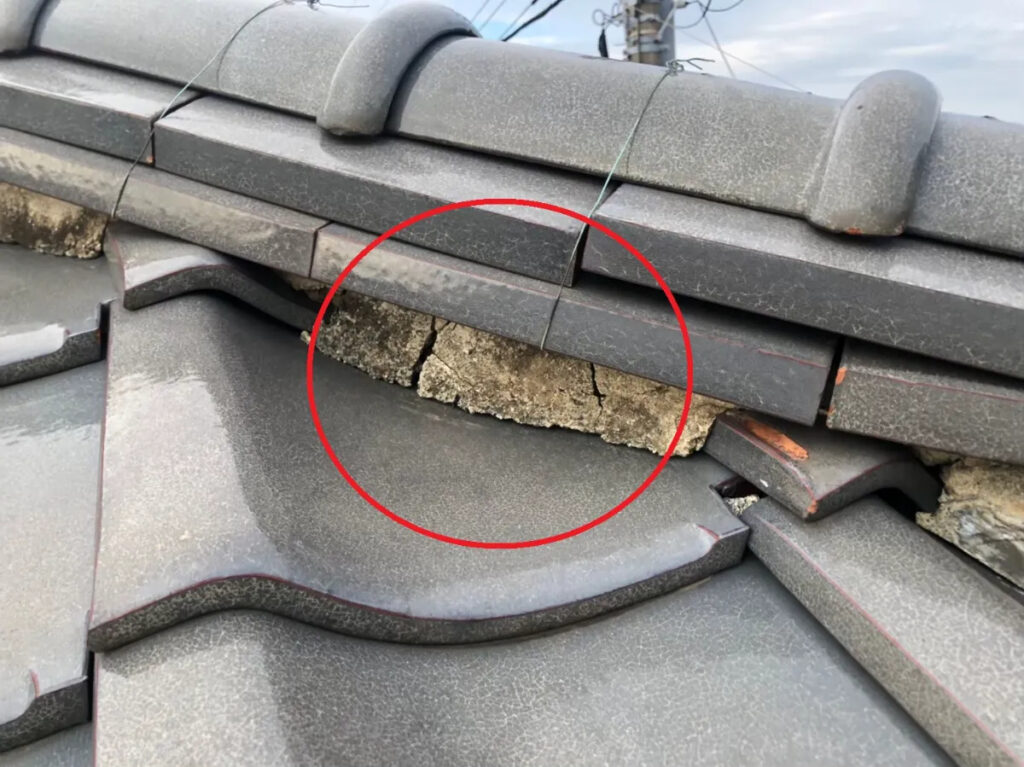 漆喰に現れる3大劣化トラブル1