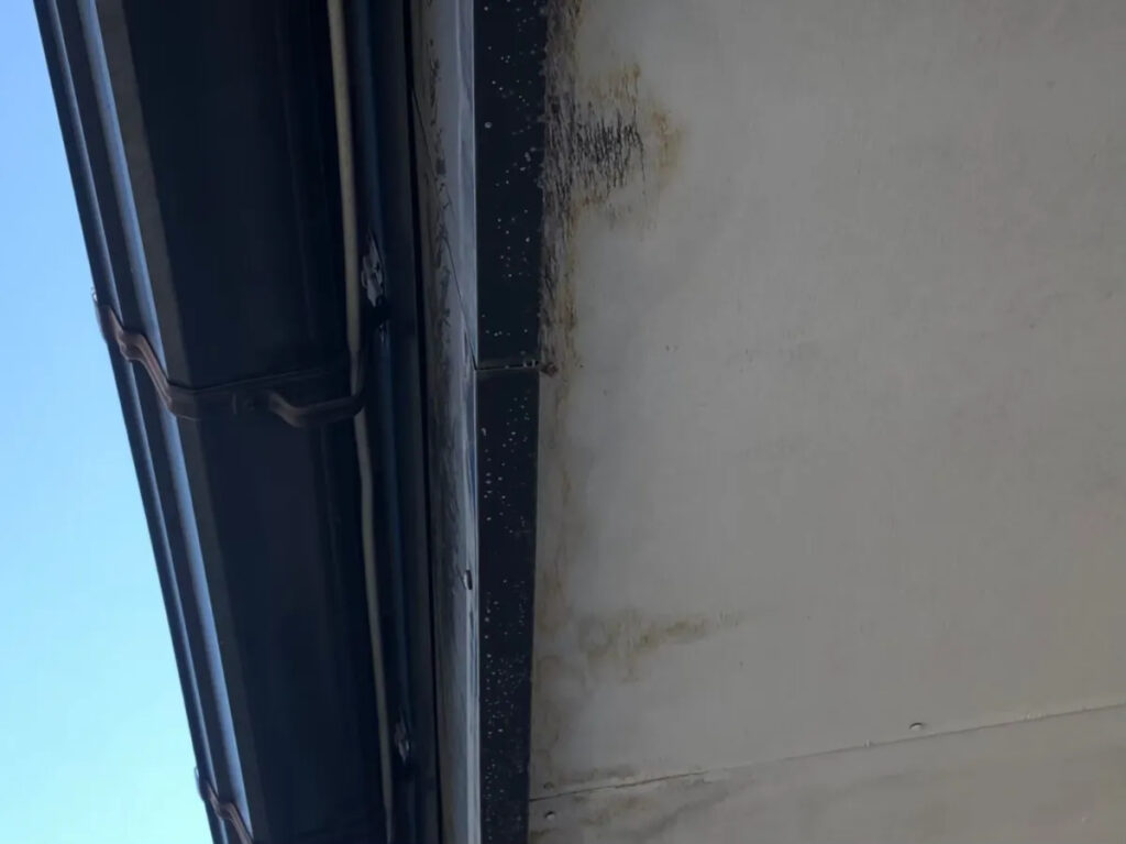 チェックポイント④:軒天の塗装の剥がれ・変色