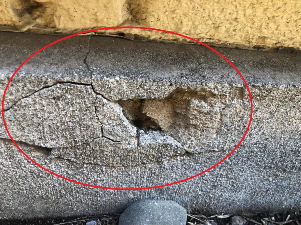さいたま市で見つかった基礎クラック3事例3