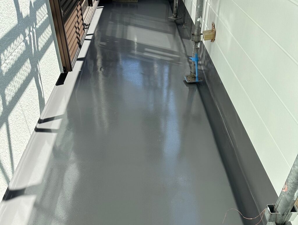 ベランダ防水工事後の様子