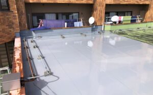 栃木県那須塩原市にて、スーパーマーケットの屋上防水工事を竣工いたしました。