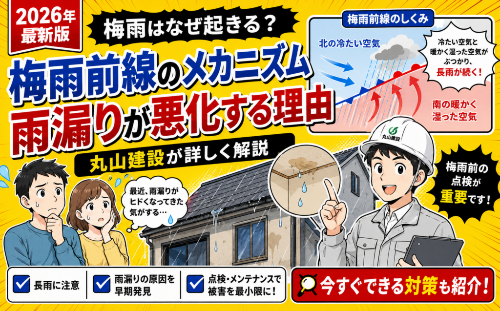 【2026年最新版】梅雨はなぜ起きる？梅雨前線のメカニズムと雨…